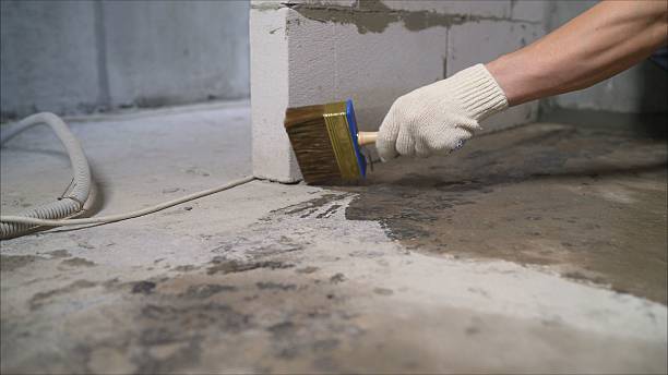 Crawl space vapor barrier installation in Mound, MN